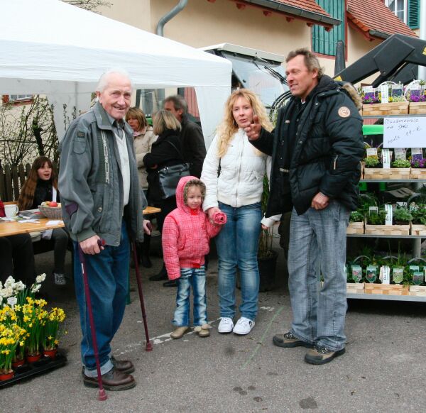"FleckaSchau" April 2008 - links Senior und rechts jun. Kurt Schieber